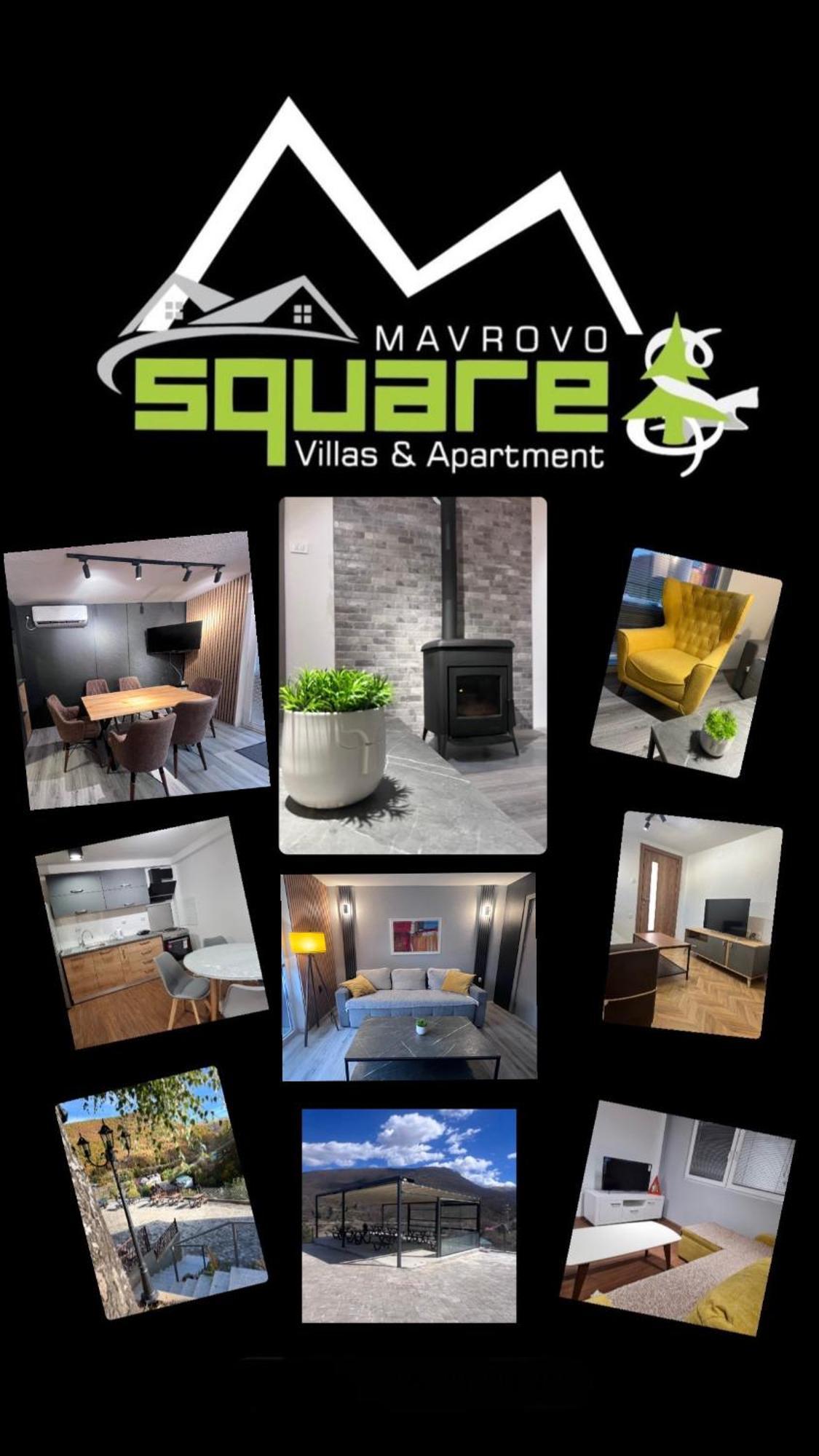 Mavrovo Square " Villas & Apartment " Luaran gambar